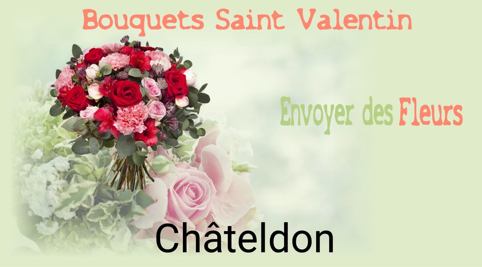 Roses de Saint-Valentin livrées à Châteldon